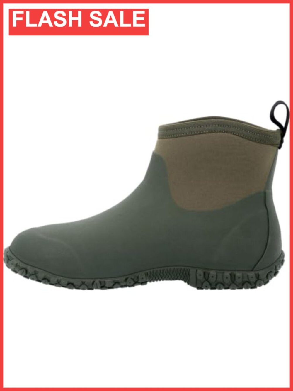 Waterproof Ankle Work Boot Round Toe Self Cleaning Rubber Outsole